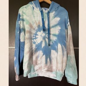 Stateside Tie Dye Hooded Sweatshirt Lg